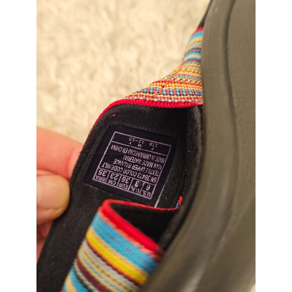 Skechers Memory Foam Stretch Woven Platform Sandals, Size 6 - Picture 6 of 7